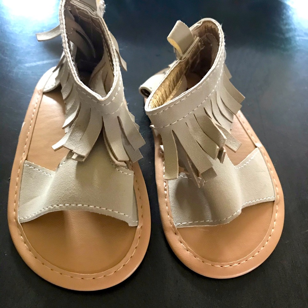 Old Navy baby girl fringy sandals